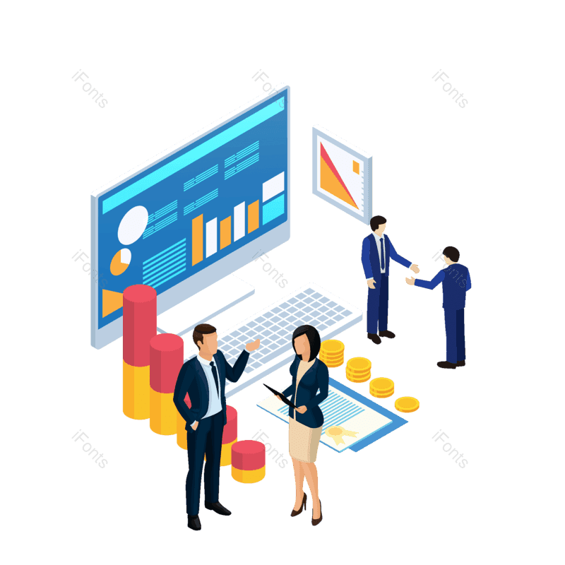 金融图片,招聘元素,合作PNG,上班免抠素材